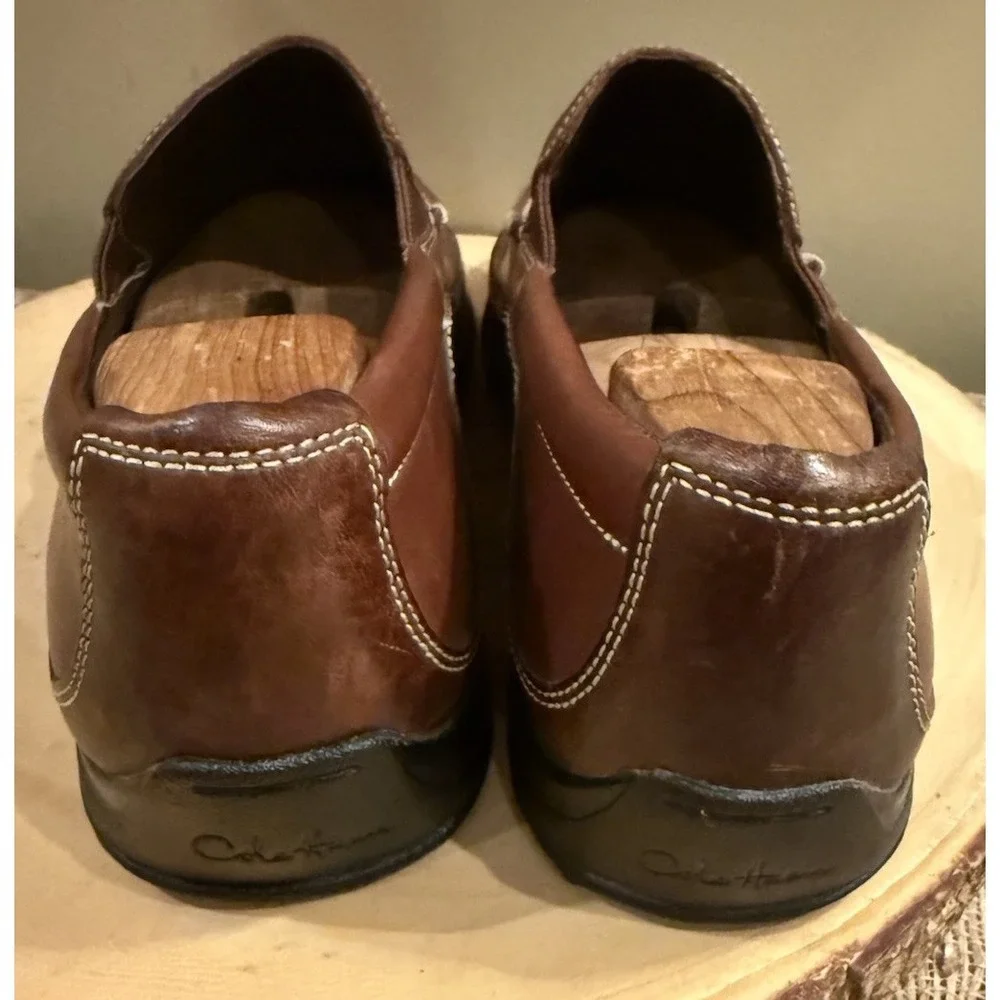 Cole‎ Haan Shoes 9 Mens Brown Leather slip on it Tucker Venetian Loafer